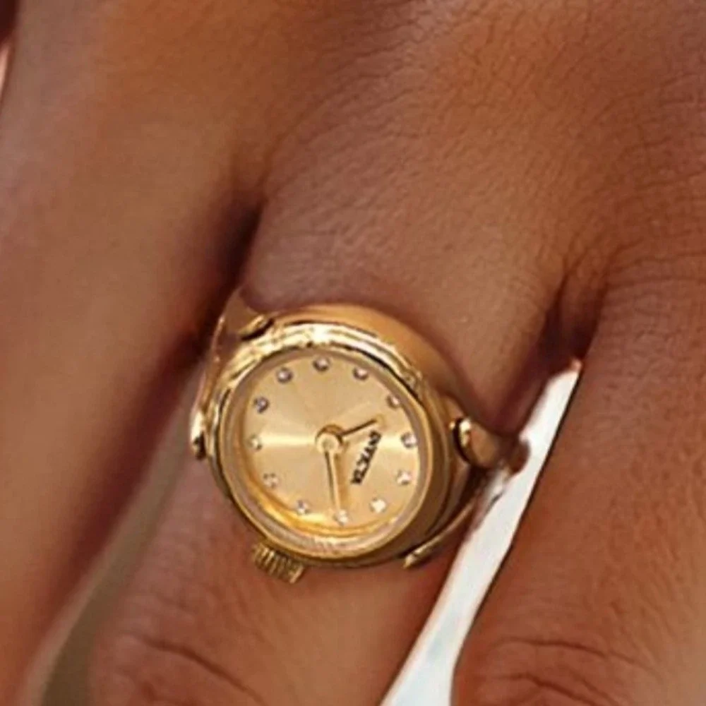 NEW Invicta Angel Women's Ring Watch - 17.5mm, Gold (44483) #0427